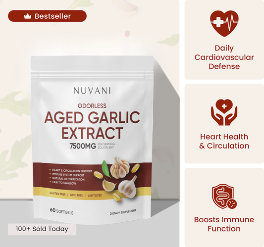 Odorless Aged Garlic Extract Softgels