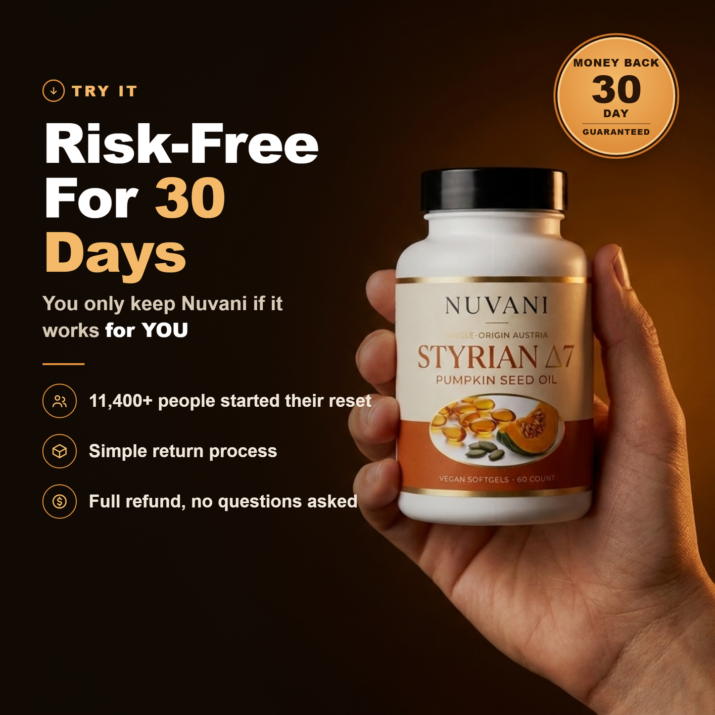 Styrian Δ7 Pumpkin Seed Oil