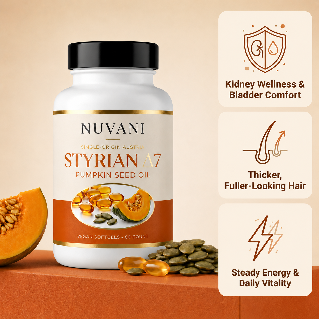 Styrian Δ7 Pumpkin Seed Oil